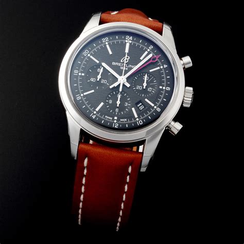 breitling transocean chronograph gmt.